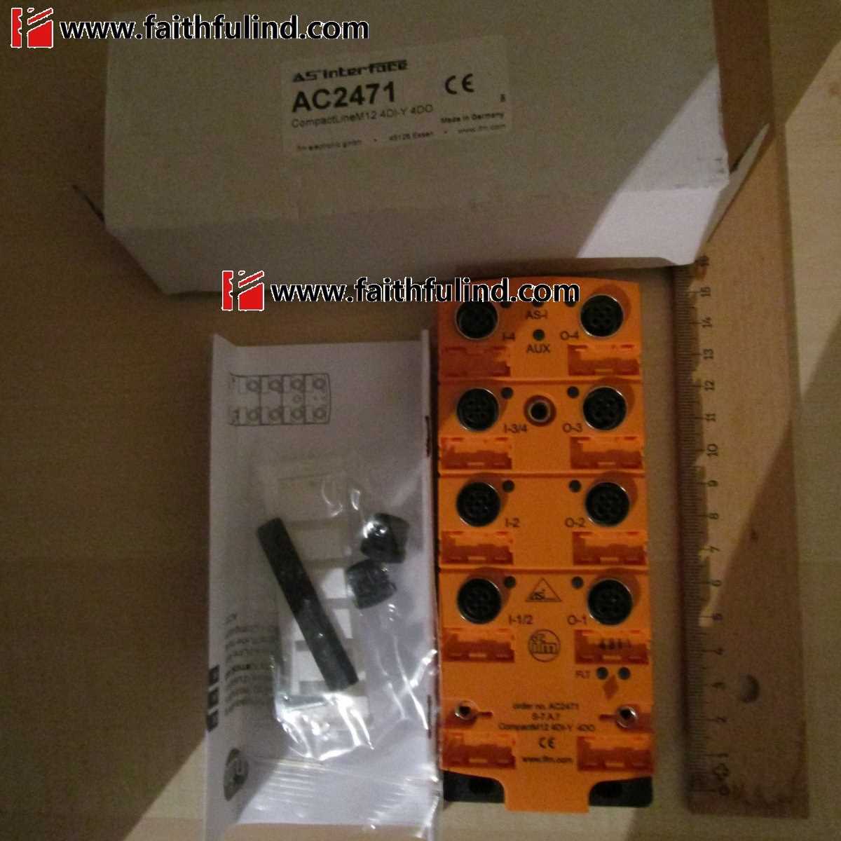 IFM AC2471 易福门全新AS-i从站模块 CompactM12 4DI-Y 4DO询价