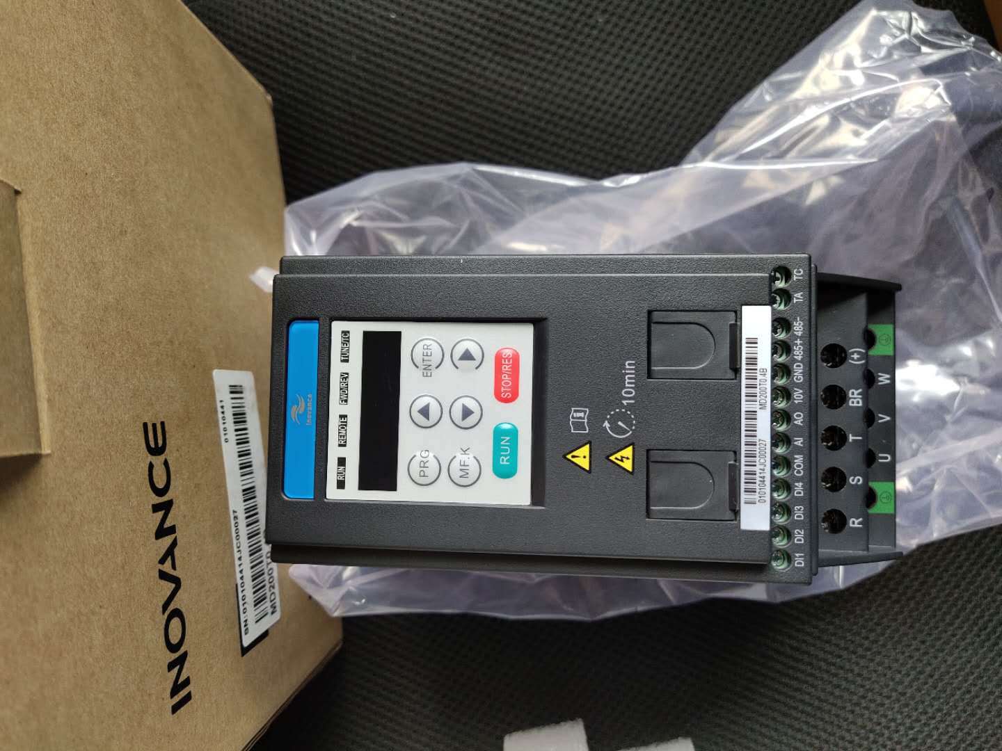 汇川变频器MD200T0.75B 三相380V 0.75KW 全新原装询价
