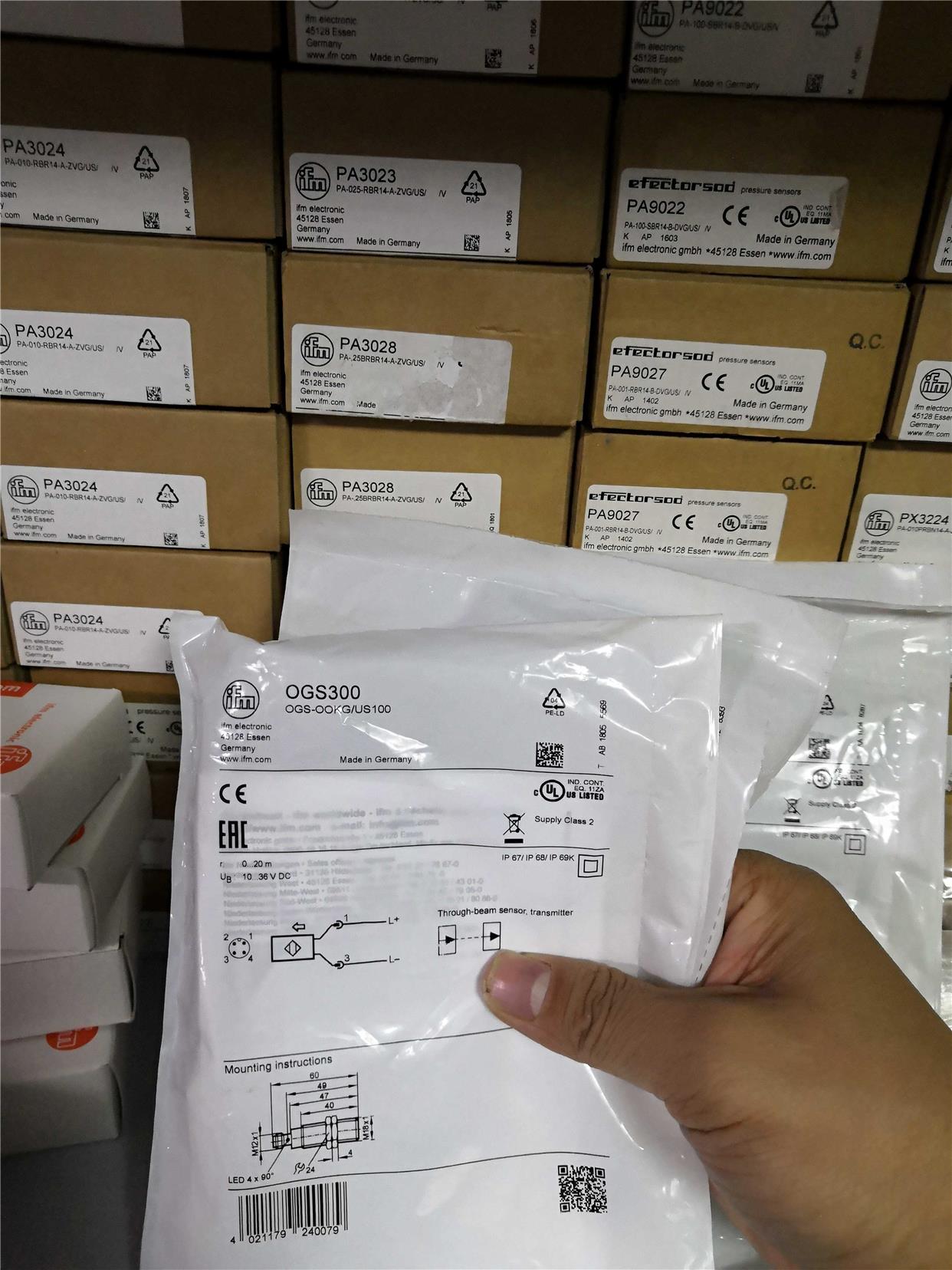 ！IFM OGS300传感器OGE300原装现货OGE301询价