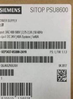 原装西门子6EP1961-3BA21 SITOP PSE202U 冗余模块 输入端/输出端