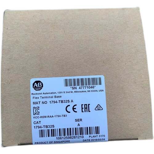 1794-TB32S 原装美国AB罗克韦尔PLC模块FlexLogix系列询价