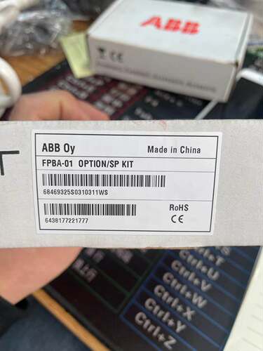 全新新款FPBA-01原装ABB变频器ACS580/ACS880系列DP通讯总线模块