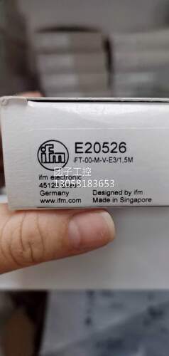 ！IFM易福门全新原装E20526询价