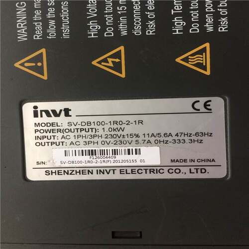 现货英威腾伺服驱动器