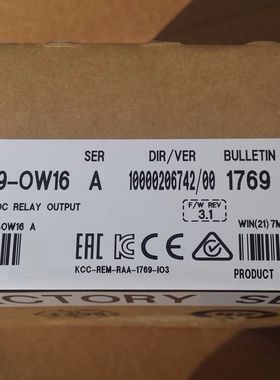 1769-IF4FXOF2F 1769-OW16 1769-OB8 1769-AENTR AB 全新原装询价