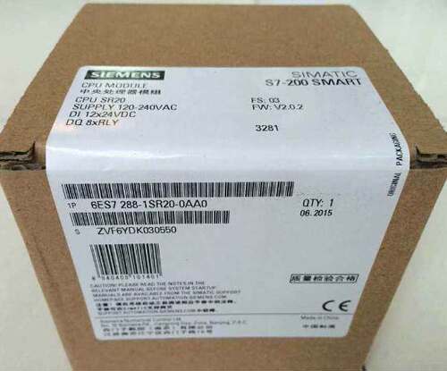西门子CPU SR20 AC/DC/RELAY控制器6ES7288-1SR20-0AA0全新原装询