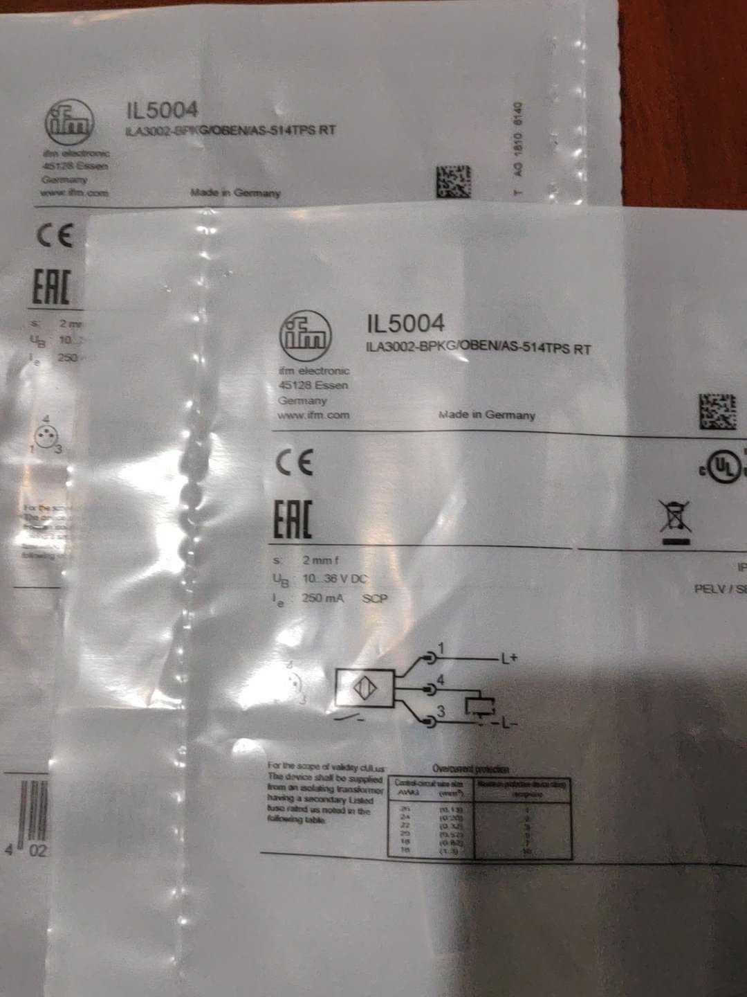 ！IFM IL5004传感器原装询价