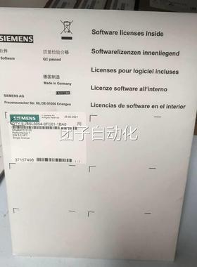原装现货西门子能无性扩展 V4.8 S12 CF 卡0 6SL305-0EJ00-1B4A0
