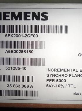 SIEME码NFS西门子编器6FX2001-2F00 6FX001-2DA50 6F2X2001-2DB0