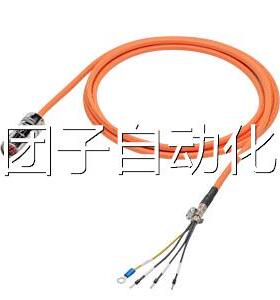 6FX3002-5CK32-1AF0西门子V90动力电缆5m 1.5~2 kW电机含接头询价
