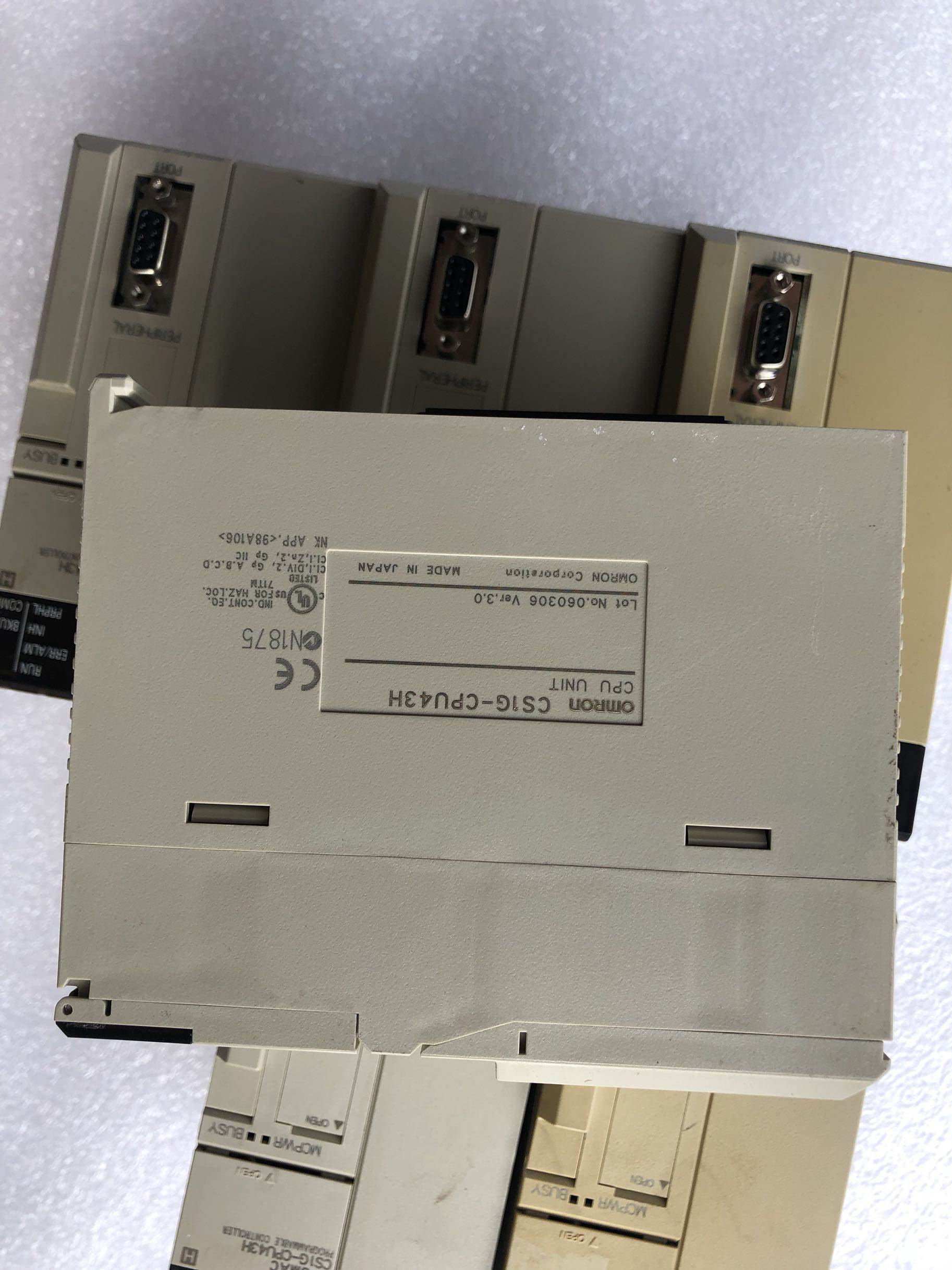 欧姆龙 CS1G-CPU43H设备拆机 测试OK 质量保证 九成新 询价