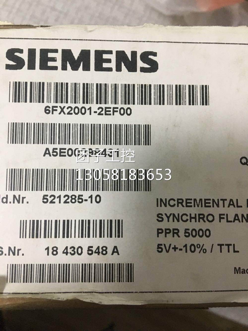 6fx2001-2ef00 全新原装西门子 ttl rs422编码器 6fx2oo1-2efoo