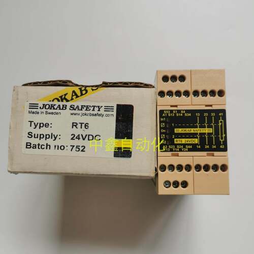 ABB佳可宝JOKAB SAFETY原装安全继电器RT6 24VDC/230V拍前请询价
