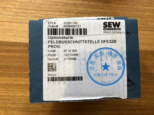 超低价 DFE32B 全新SEW赛威变频器 Profinet以太网通讯模块 询价