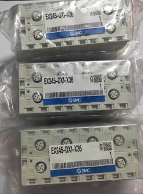 SMC//气动阀岛模块//EX245-SPN1 EX254-SPR1-X165 EX245-DX1/-X36