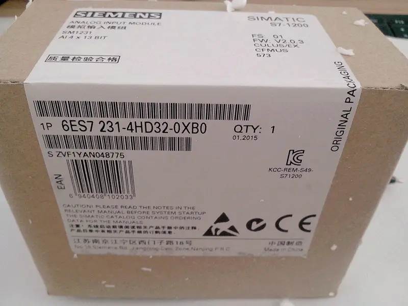 西门子 S7-1200 模拟量输入扩展模块 SM1231 6ES7231-4HD32-0XB0