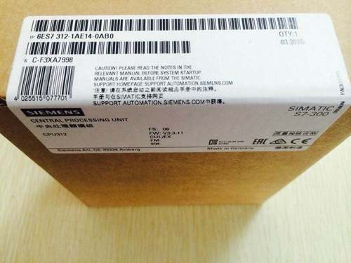 6ES7 312-1AE14-0AB0西门子CPU312控制器模块询价