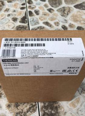 德国进口6ES7315-2AH14-0AB0 全新CPU模块1P6ES73152AH140AB0现货