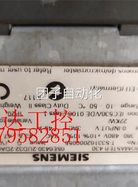 MM430变频器6ZLASE64302U32-2DA0 -22KW D380保V 成色漂亮 有质询