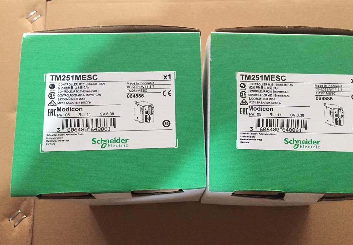 施耐德模块TM251MESC控制器M251以太网CAN全新原装正品现货 询价