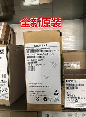 西门子G120控制单元6SL3244-0BA20-1PA0变频器6SL32440BA201PA0询