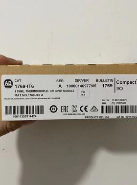 AB 1769-IT6 罗克韦尔模块 原装正品 海外货源 现货供应 顺丰包邮