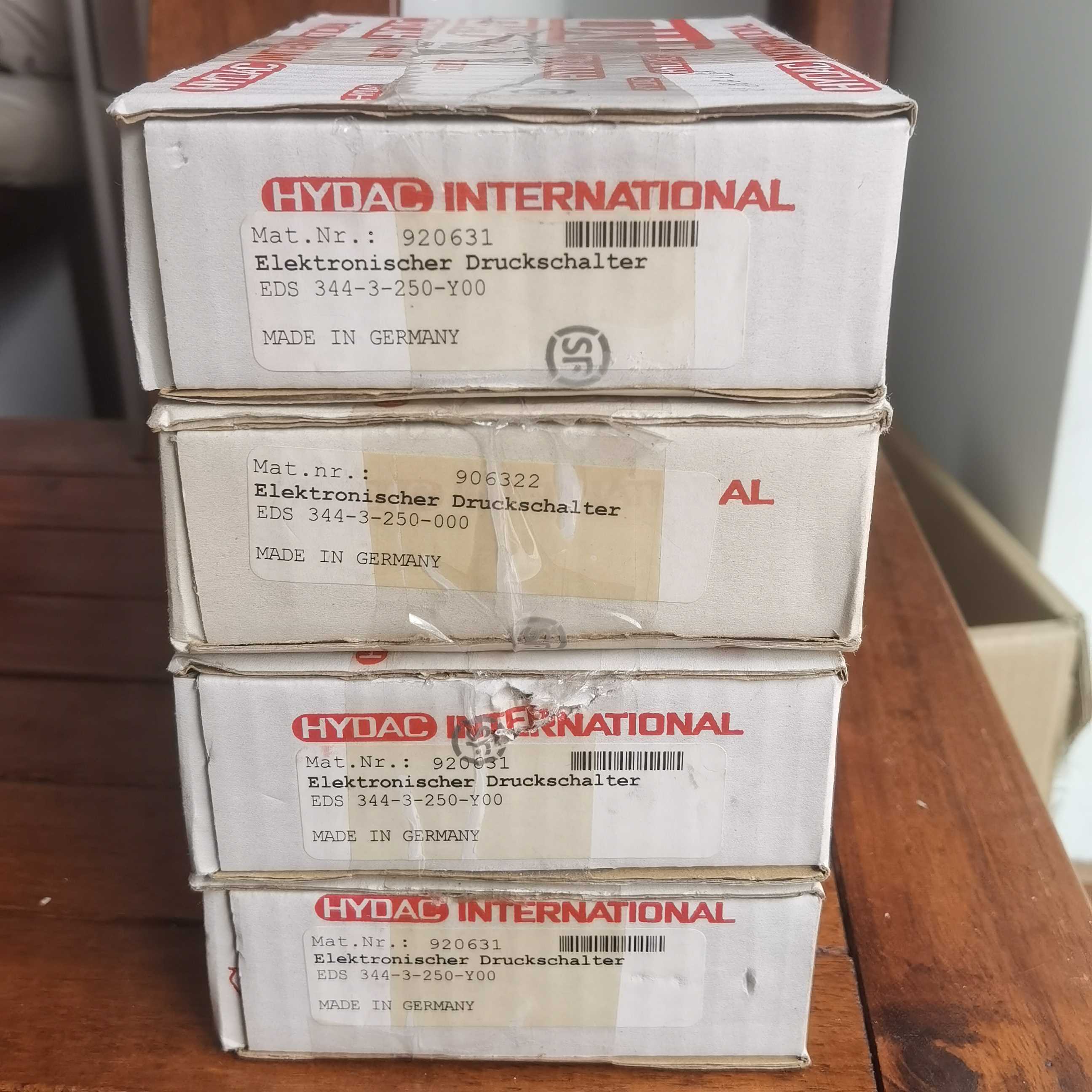 ￥ 全新原装 HYDA 贺德克 EDS 344-3-250-000/Y00 实物照片询价