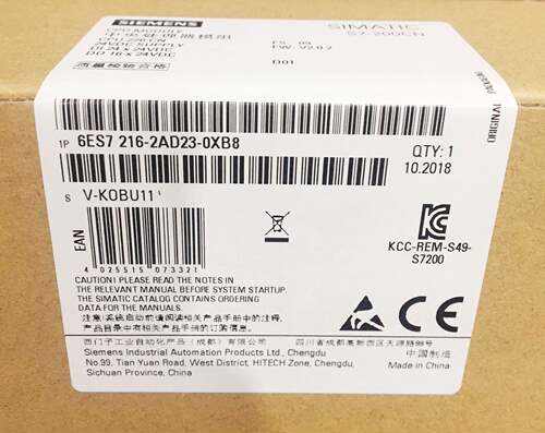 西门子S7-200CPU 226CN PLC控制器6ES7216-2BD23-0XB8 2AD23-OXBO