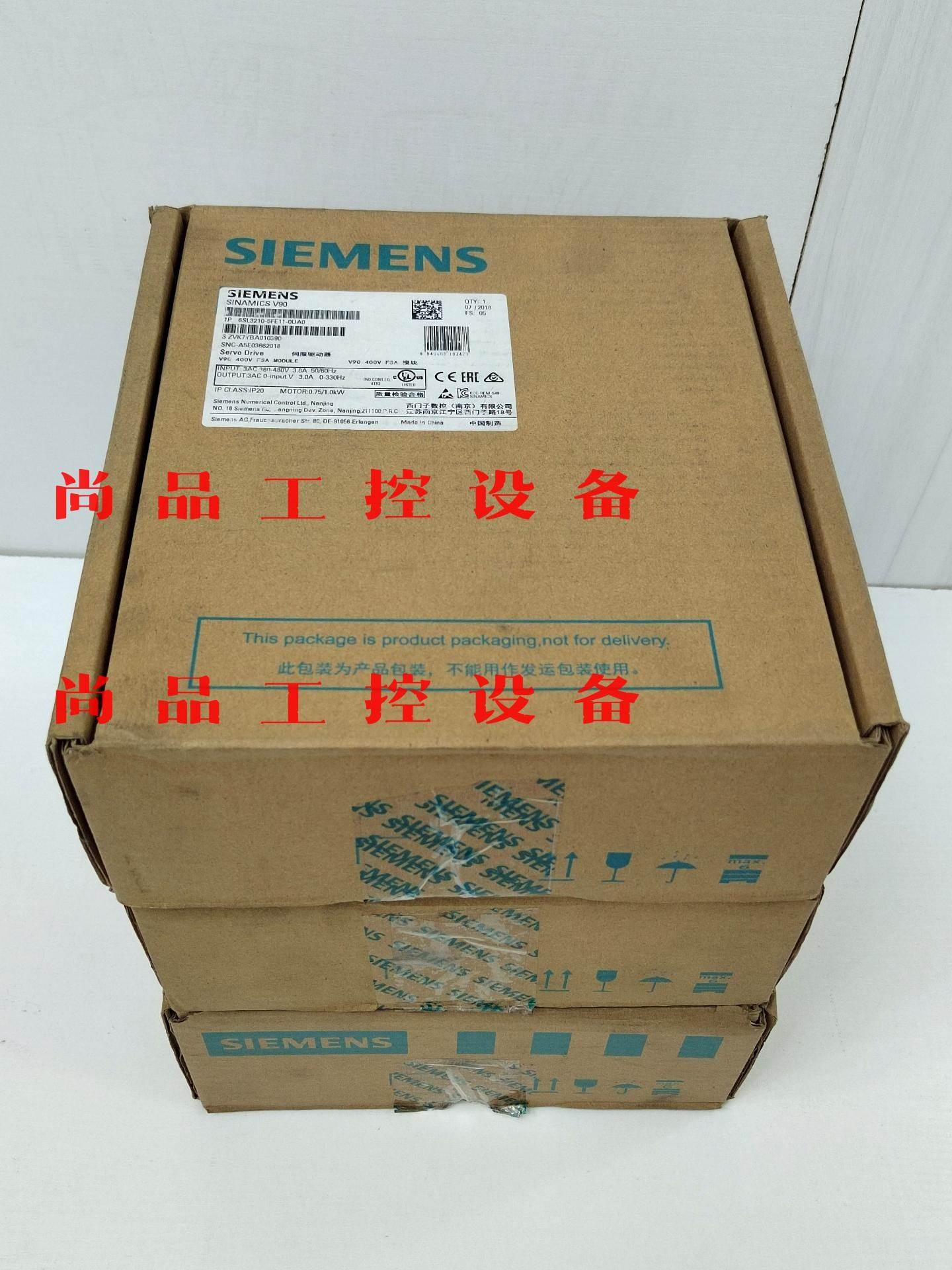 西门子伺服驱动器6SL3210-5FE11-0UAO 0.7询价