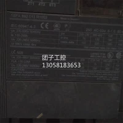 ￥软启动 1SFA 892013R1002 IEC 60947-4-2 询价