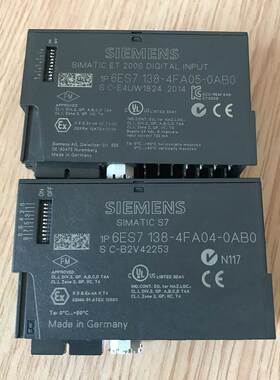 西门子ET200 6ES7138-4FA04/4FA05/4CA01-0AB0 数字量模块原装现