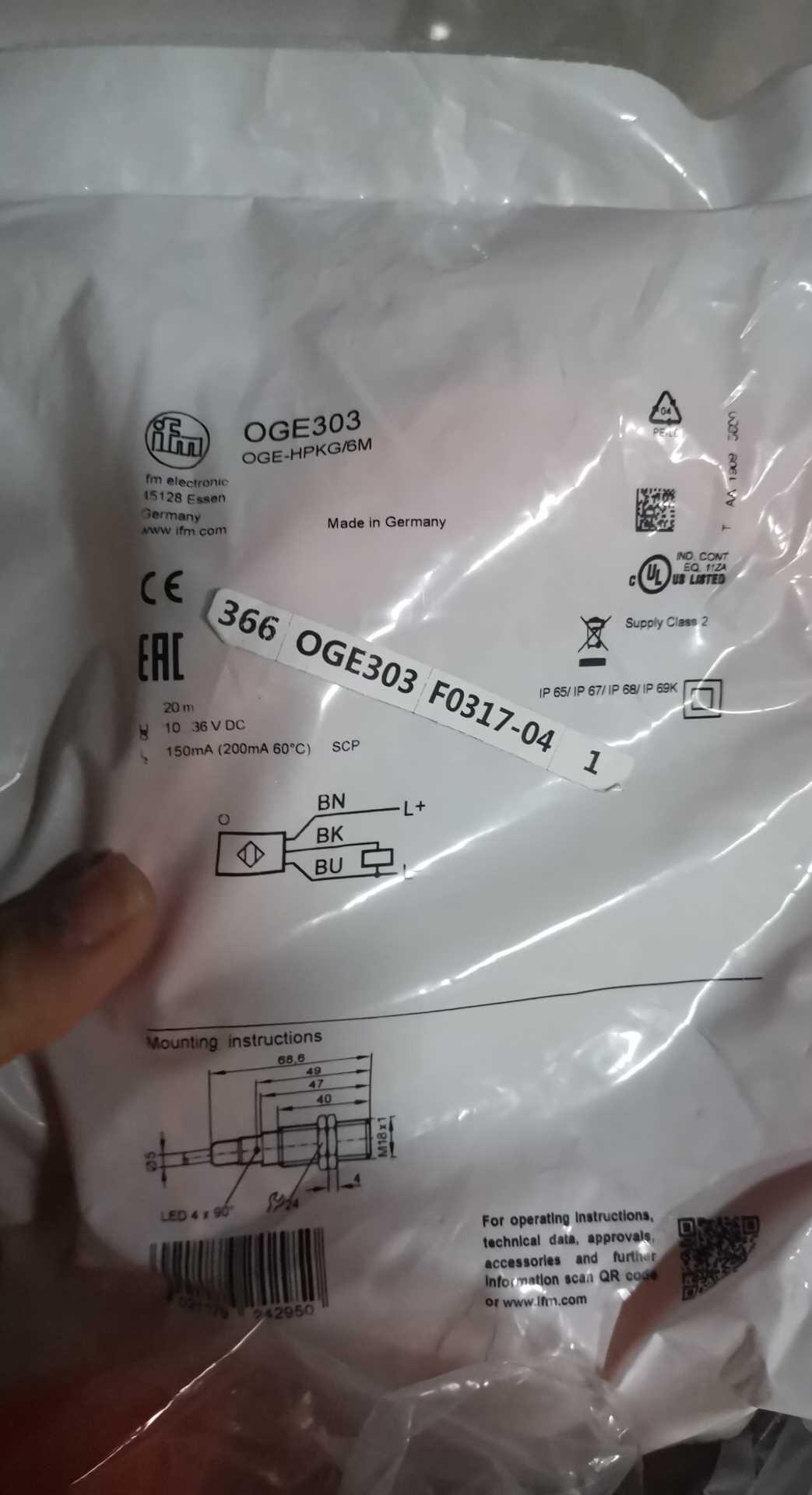 IM易福门光传感器OG现E电3F03货询价