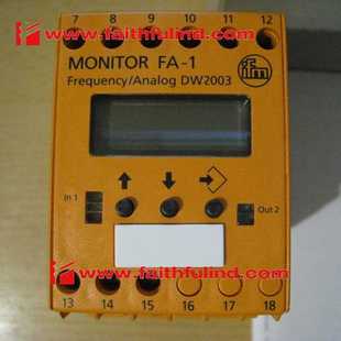 易福门全新速度监视器 100 DC询价 ￥IFM 240VAC DW2003