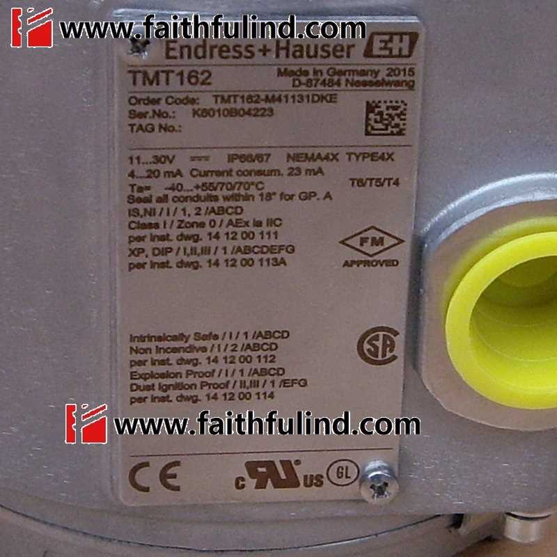 @E+H TMT162-M41131DKE 恩德斯豪斯全新现场温度变送器询价