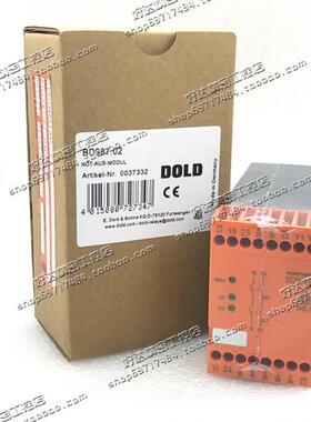 ！BD5987.02 24VDC 多德安全继电器 BD5987 订货号0037332询价