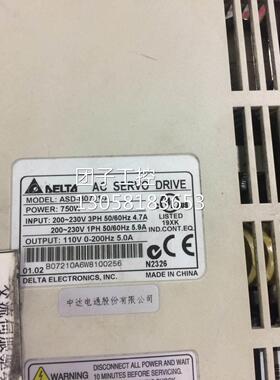 ￥ASD-B0721-A/ASD-B0421-A 拆机台达伺服驱动器 保用90天 询价