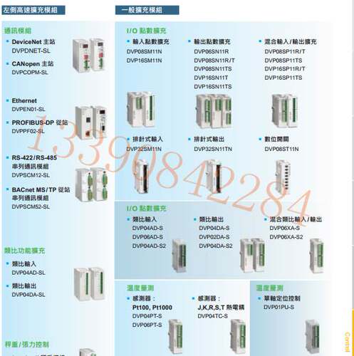 DVP01PU-S 单轴定位 输出脉冲200KHZ，差动输出 全新台达PLC询价