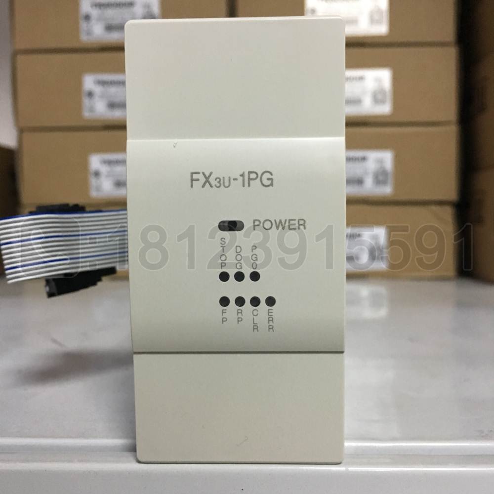 三菱FX3U定位模块 FX3U-1PG 日本进口 1轴200K 原装正品询价