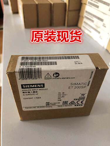 西门子6ES7134-6JD00-0CA1原装ET200模拟量输入模块 4XRTD热电阻