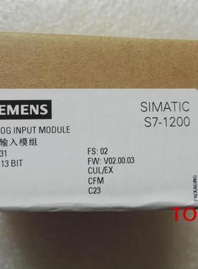 全新原装西门子S7-1200 6ES7 231-4HD32-0XB0现货SM 1231模拟量询