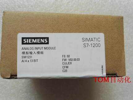 全新原装西门子S7-1200 6ES7 231-4HD32-0XB0现货SM 1231模拟量询