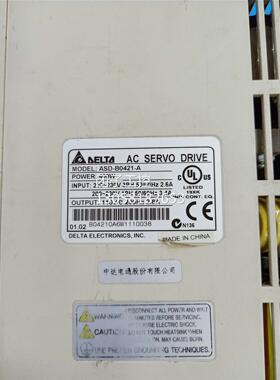 ￥台达驱动器ASD-B0421-A 成色漂亮 功能 询价