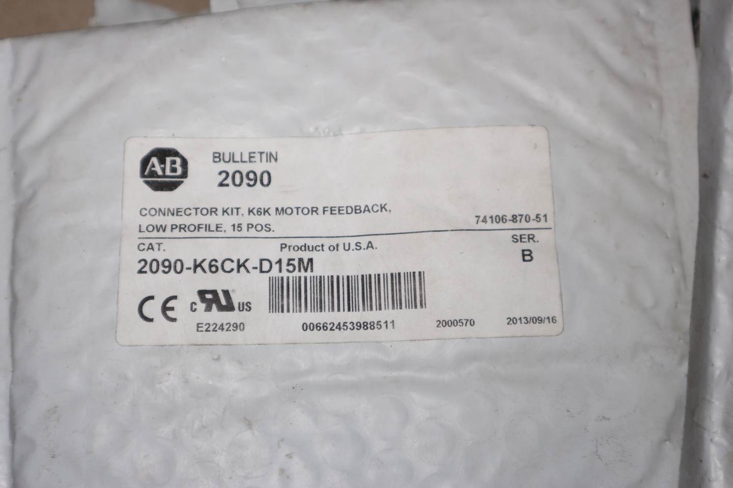 全新罗克韦尔AB连接器 2090-K6CK-D15M 现货询价