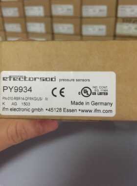 ￥只卖IFM易福门压力传感器PY9934询价