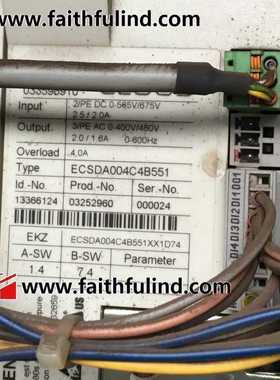 @Cloos 033.59.89.10 克鲁斯伺服驱动 033598910 ECSDA004C4B551