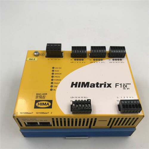 拆机HIMA黑马安全模块MAC-ADR HImatrix F1DI 1601 成色漂亮询价
