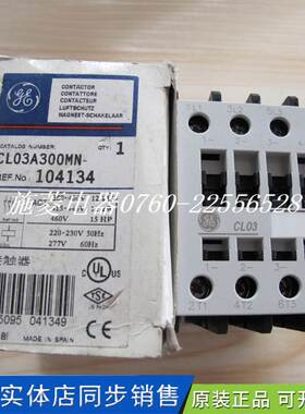 销售美国GE通用CL03A300M-104134接触器12KW 15HP 60Hz原装询价
