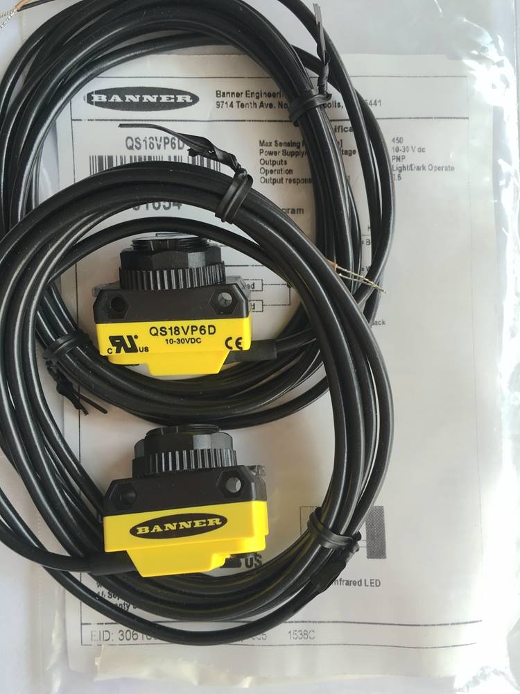 ！兴隆工控全新正品美国邦纳BANNER光电开关QS18VP6D 正品保证询