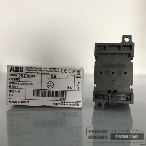 ABB隔离开关OT16F3/OT25F3/OT40F3/OT63F3/OT80F3/OT100F3/OT125F