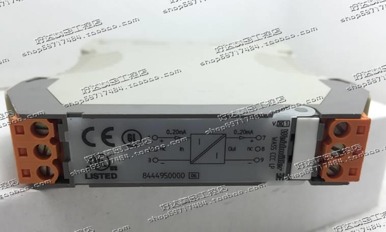 ！原装 魏德米勒 信号隔离器 8444950000 WAS5 CCC LP 0-20询价